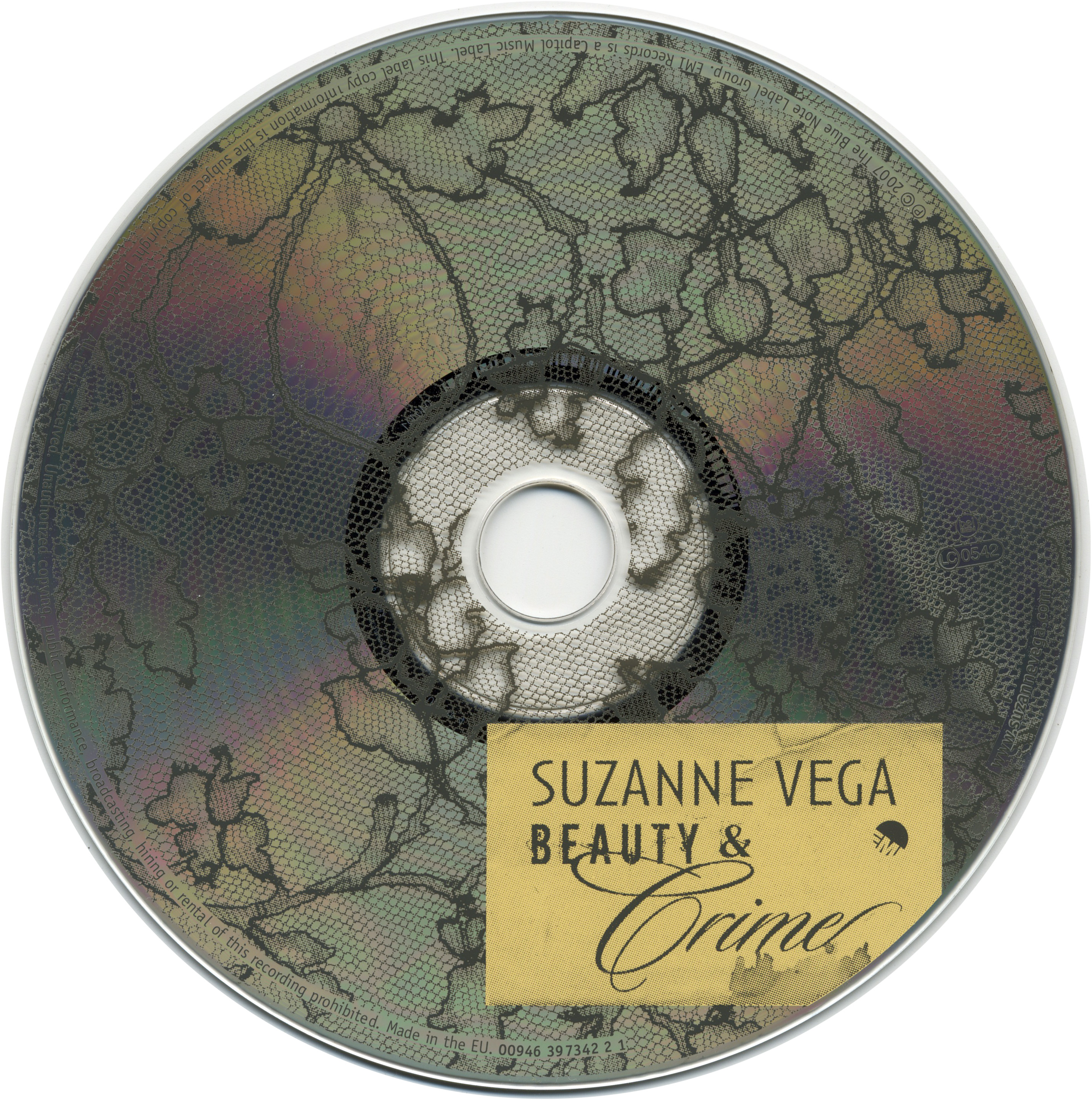 Suzanne Vega  Beauty & Crime : CD